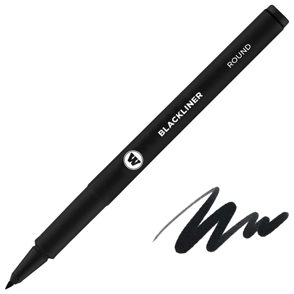 Molotow BLACKLINER Permanent Ink Pen Round Black