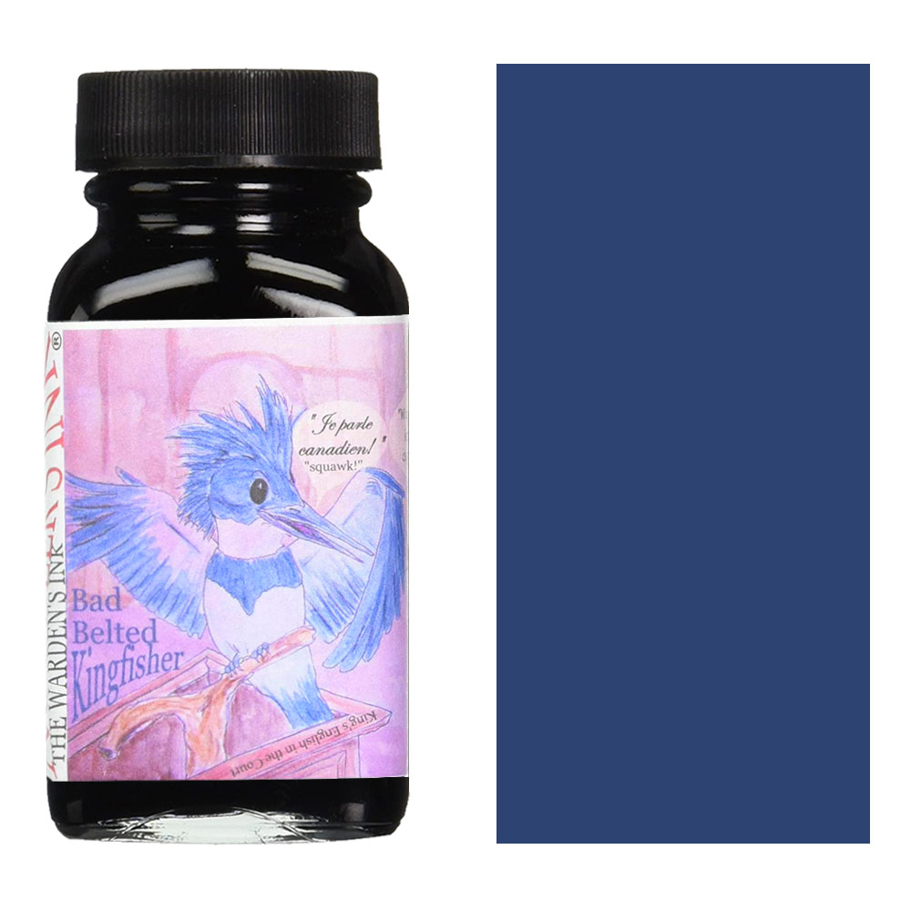 Noodler's Fountain Pen Ink 3oz Bad Belted Kingfisher