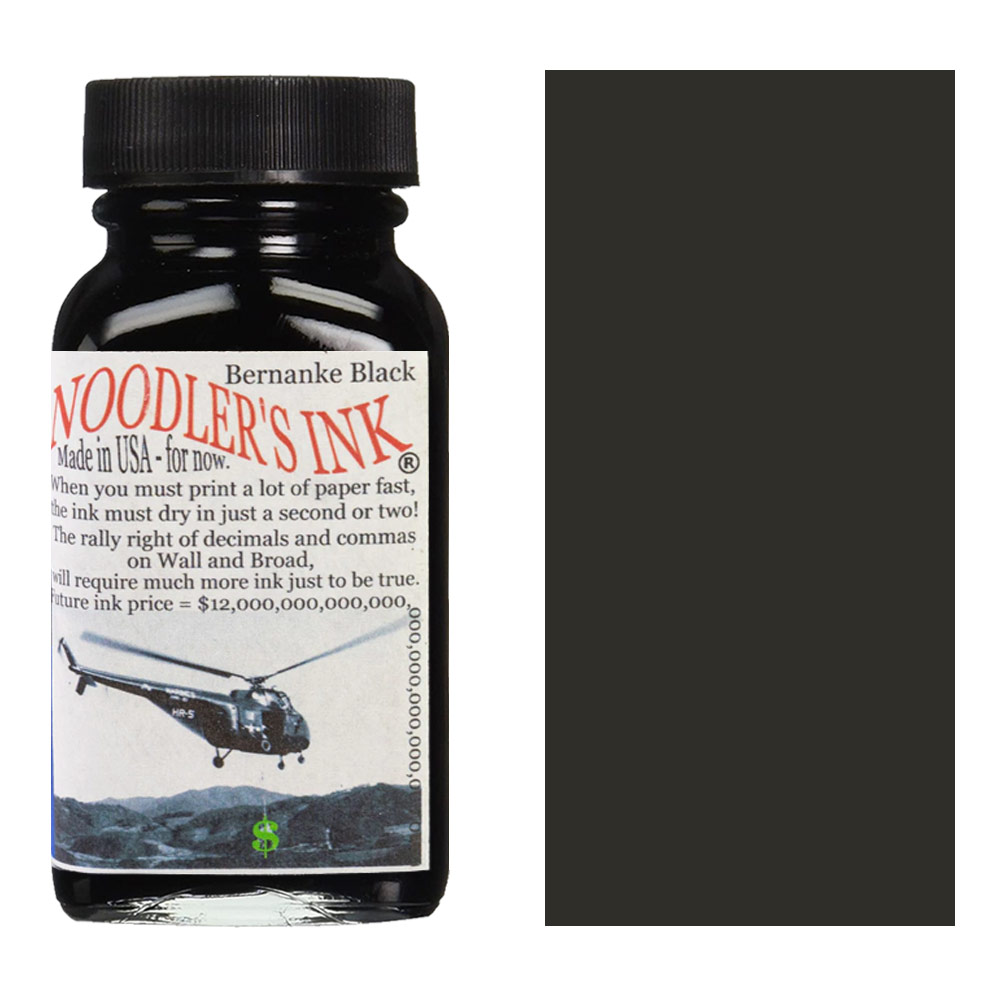 Noodler's Fountain Pen Ink 3oz Brevity Black