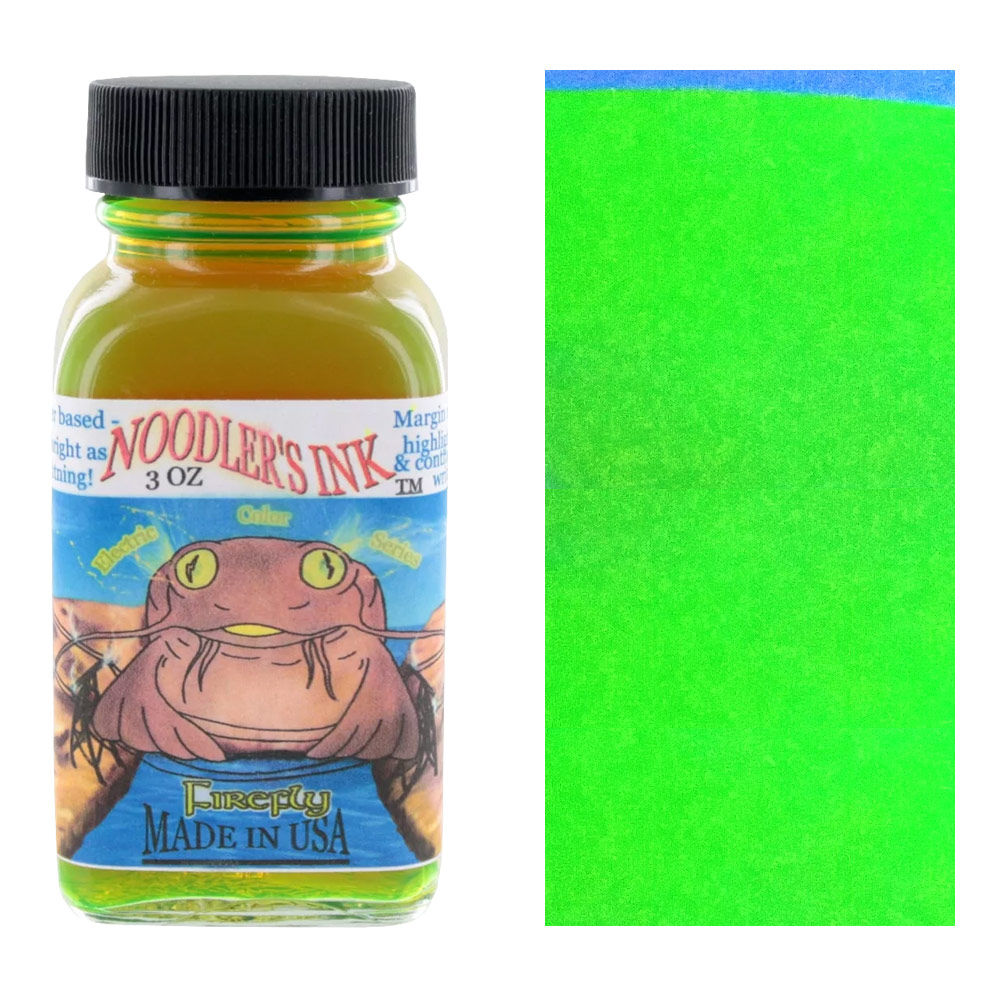 Noodler's Fountain Pen Ink 3oz Firefly Yellow Highlighter