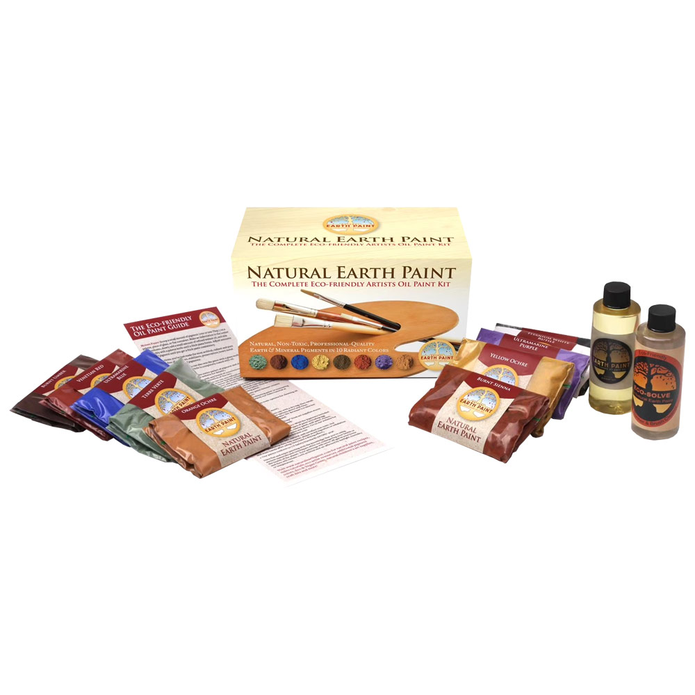 Natural Earth Paint The Complete Eco-Friendly Oil Paint Kit
