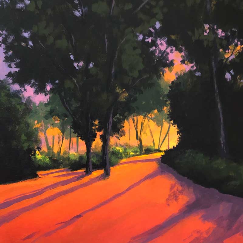 On Demand Class: Acrylic Landscape Into Woods