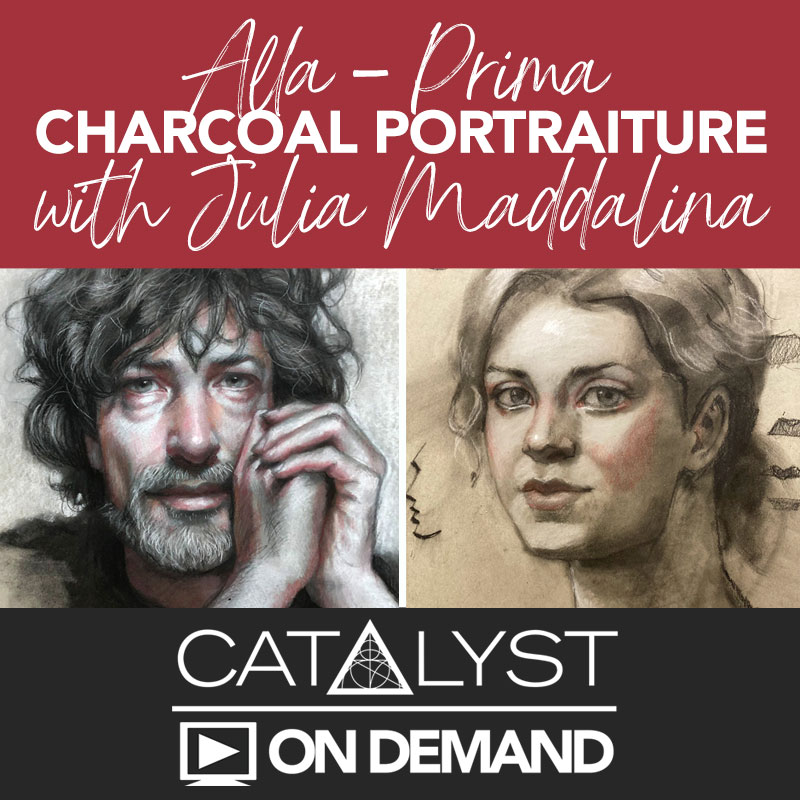 On Demand Class: Alla Prima Charcoal Portraiture with Julia Maddalina