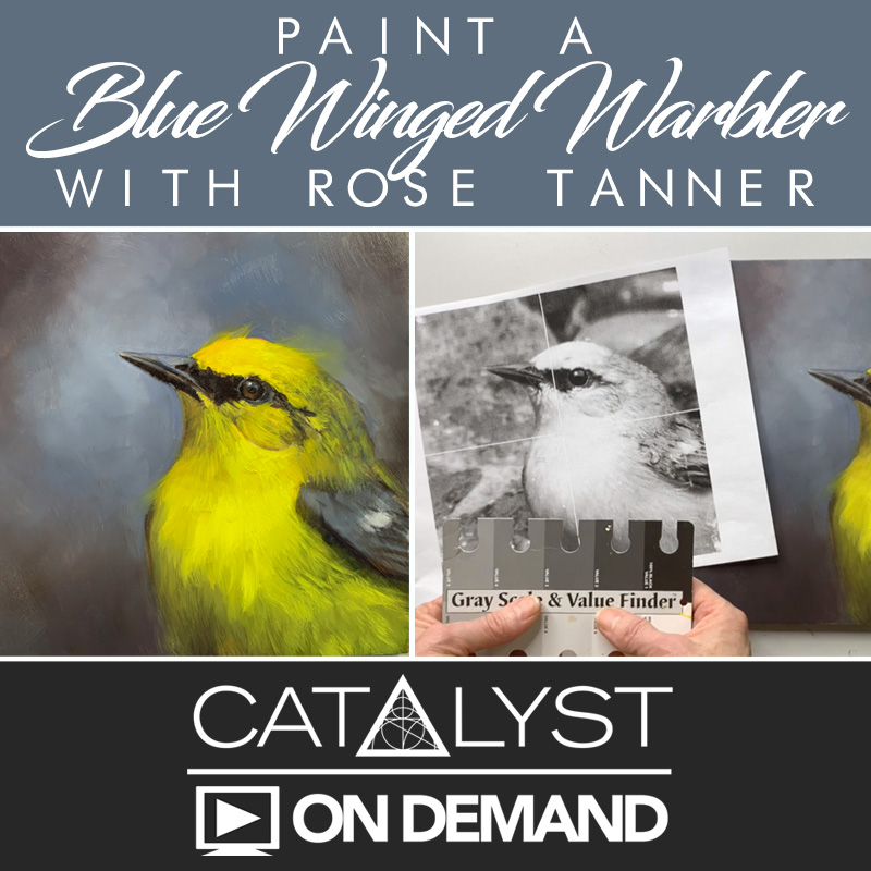 On Demand Class: Paint a Blue Winged Warbler