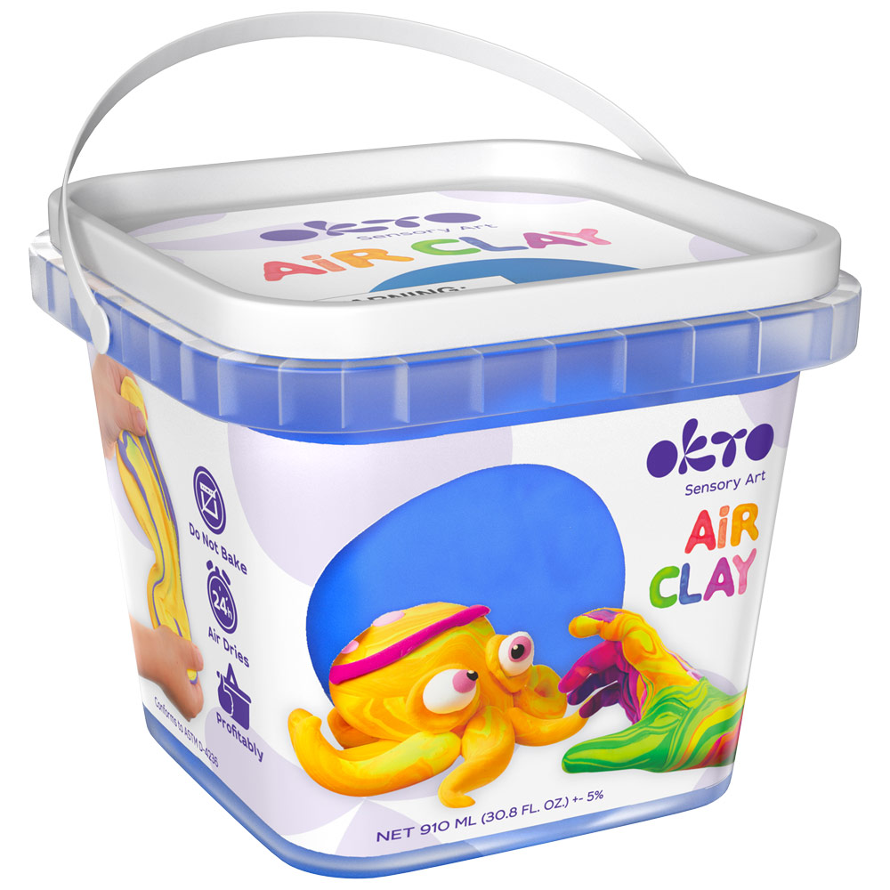 OKTO Air Clay Bucket 910ml Blue