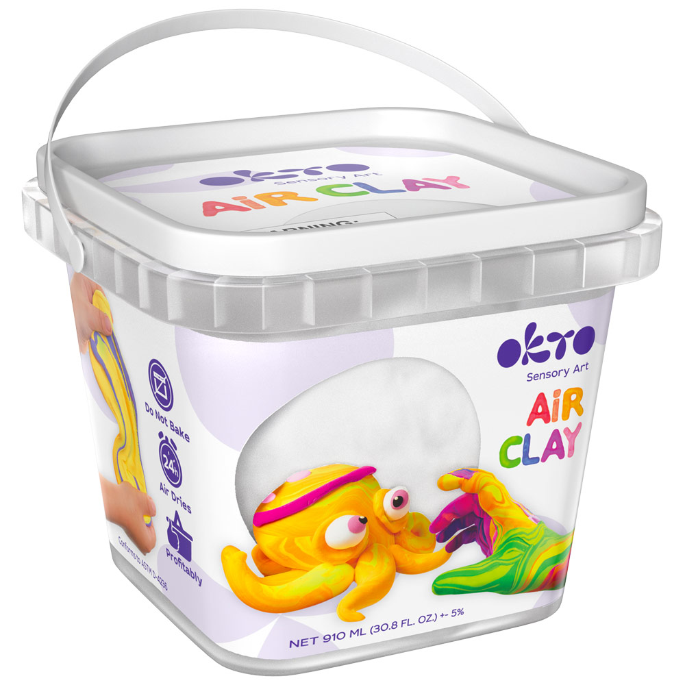OKTO Air Clay Bucket 910ml White