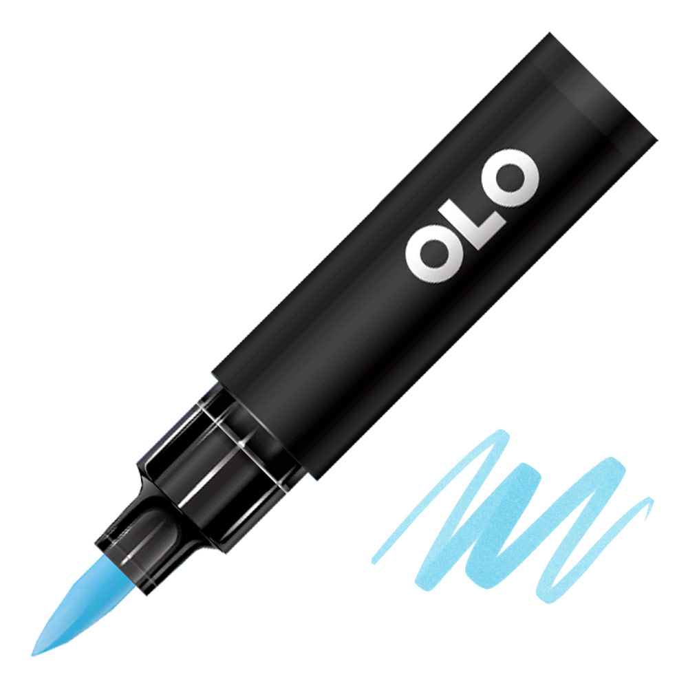 OLO Premium Alcohol Half Marker Brush B2.2 Sky