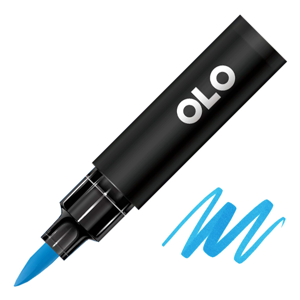 OLO Premium Alcohol Half Marker Brush B2.4 Bluebird