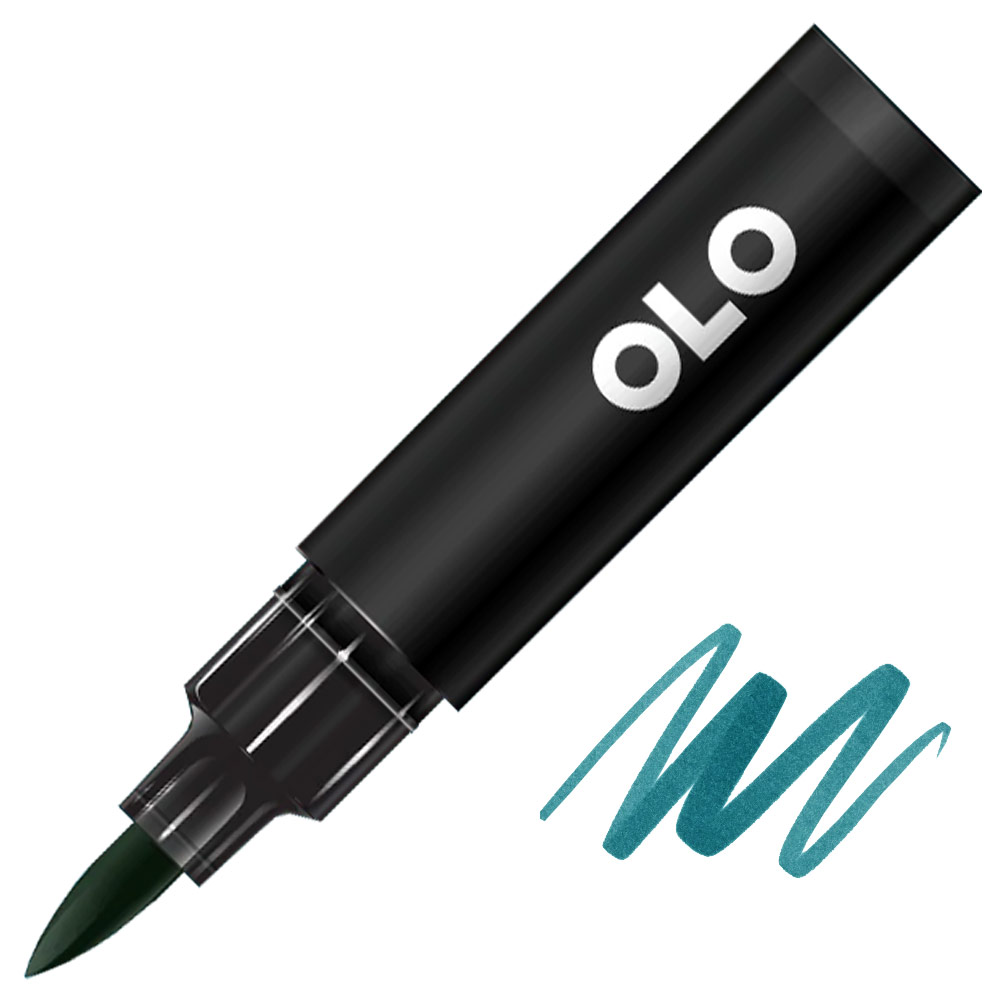 OLO Premium Alcohol Half Marker Brush BG1.6 Teal