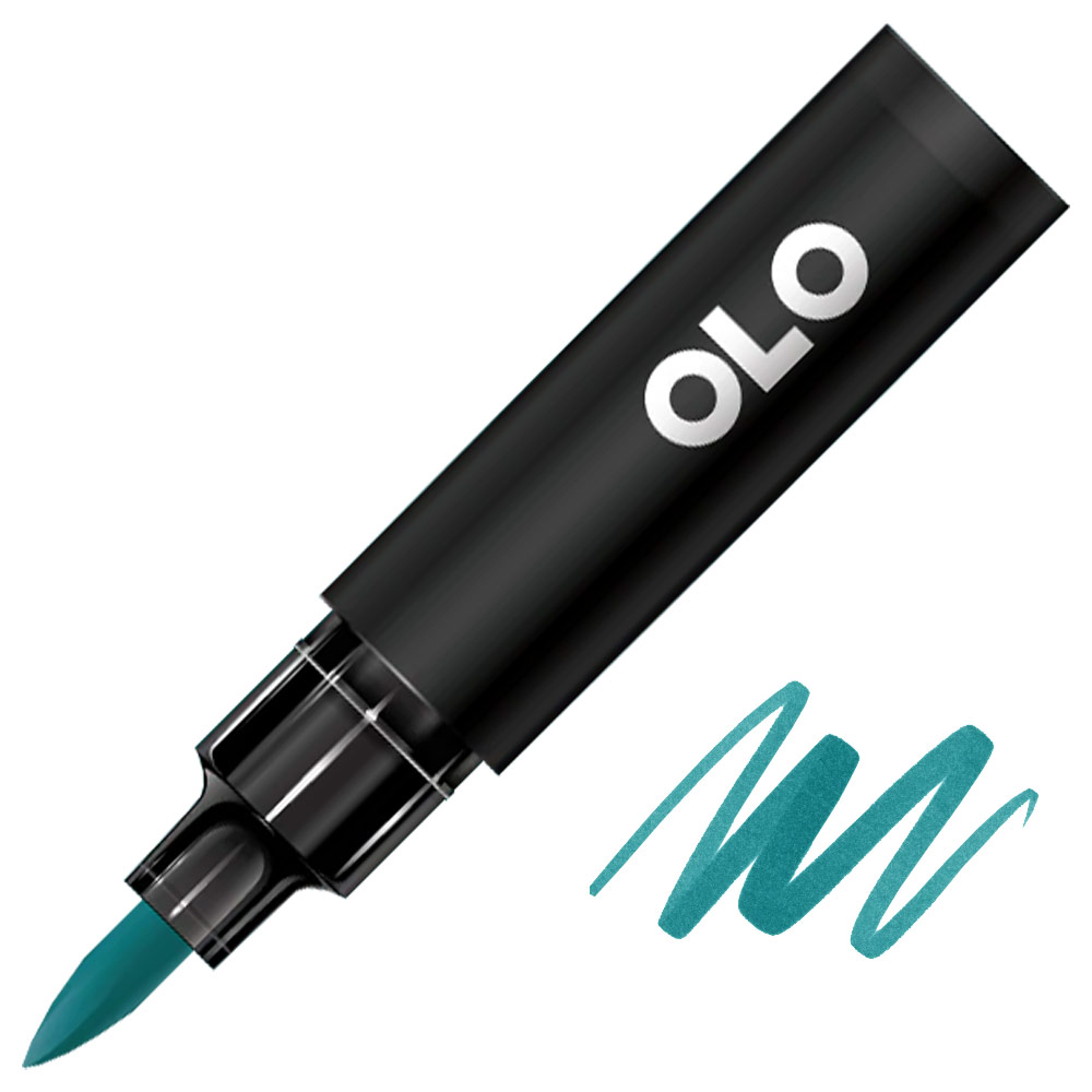 OLO Premium Alcohol Half Marker Brush BG2.5 Viridian
