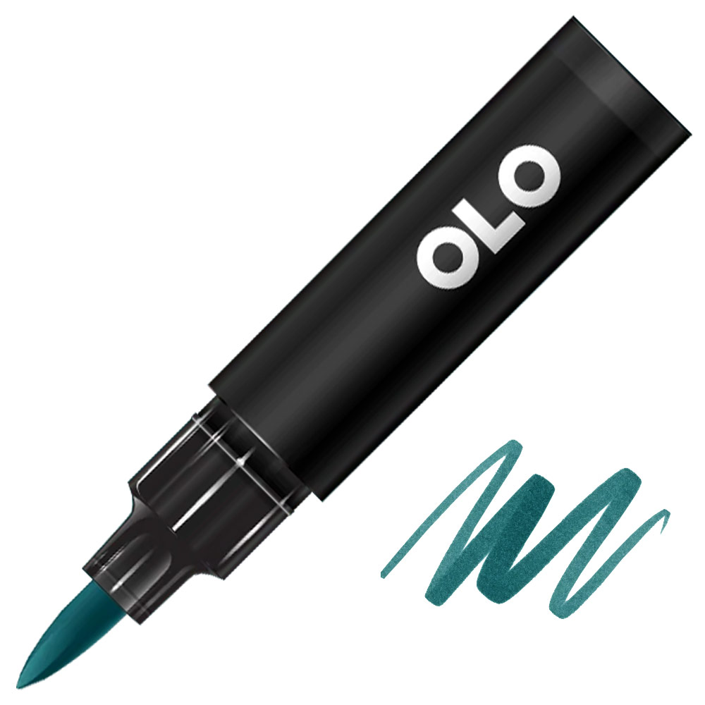 OLO Premium Alcohol Half Marker Brush BG5.5 Dark Teal
