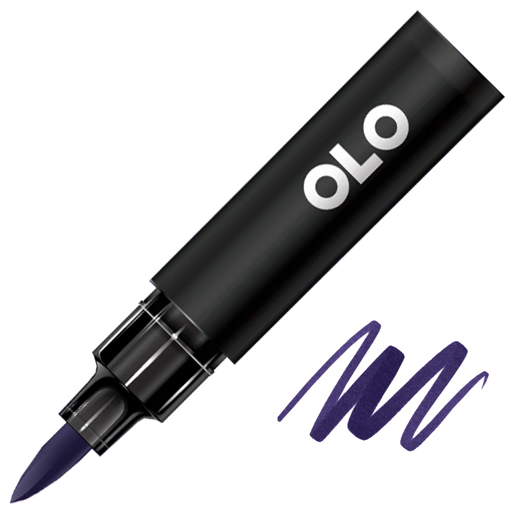 OLO Premium Alcohol Half Marker Brush BV1.7 Iris