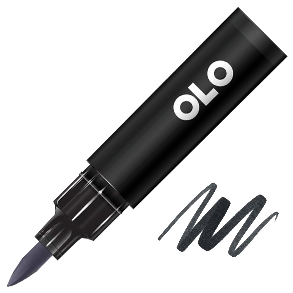 OLO Premium Alcohol Half Marker Brush NG7 Neutral Gray 7