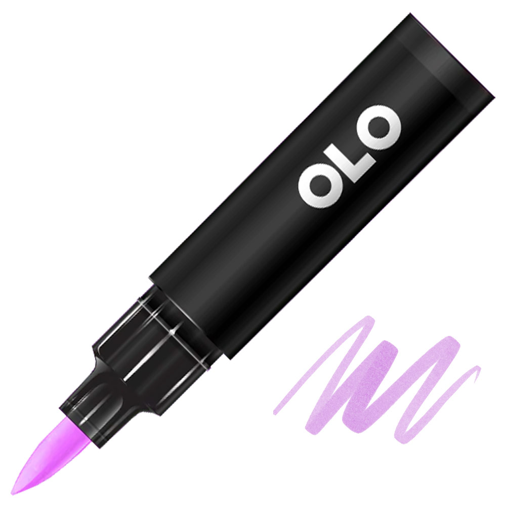 OLO Premium Alcohol Half Marker Brush V2.1 Lilac