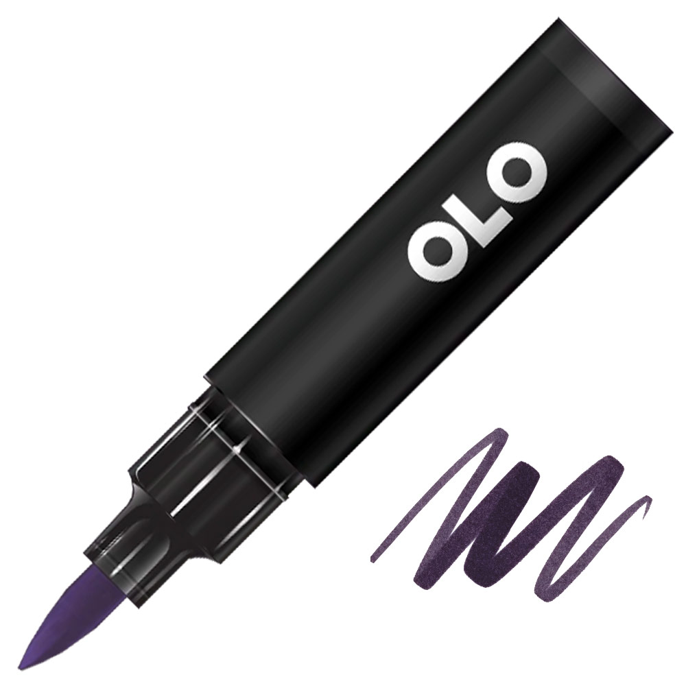 OLO Premium Alcohol Half Marker Brush V7.8 Inkberry