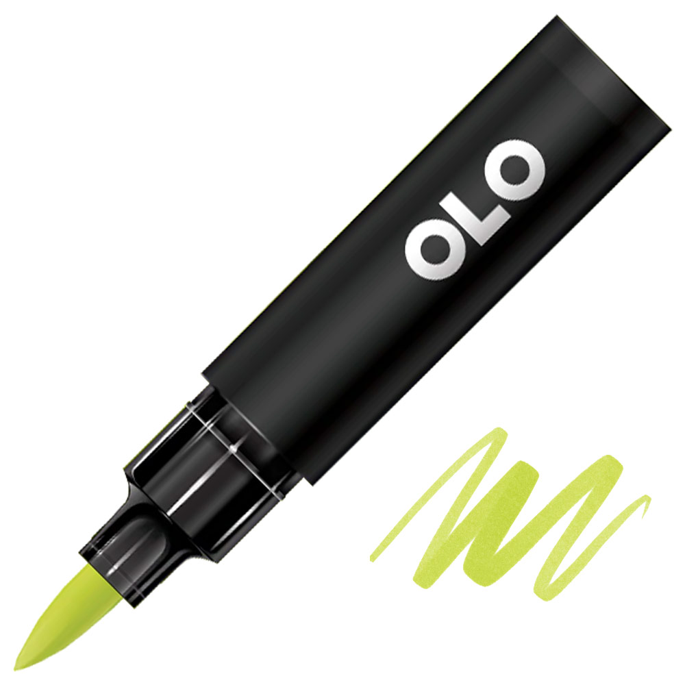 OLO Premium Alcohol Half Marker Brush YG1.2 Sencha