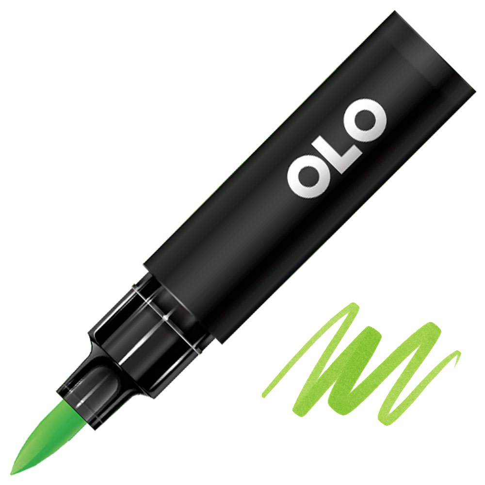 OLO Premium Alcohol Half Marker Brush YG1.4 Tree Frog