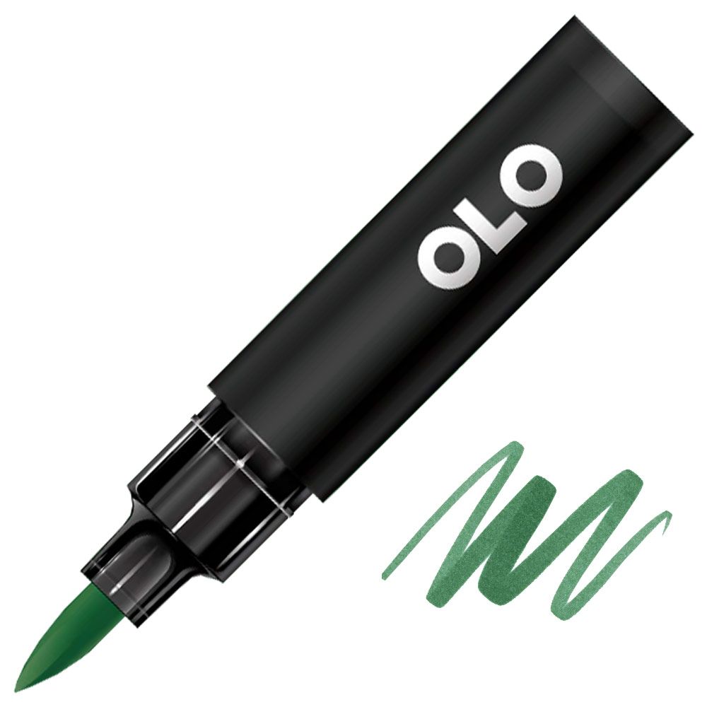 OLO Premium Alcohol Half Marker Brush YG1.6 Matcha