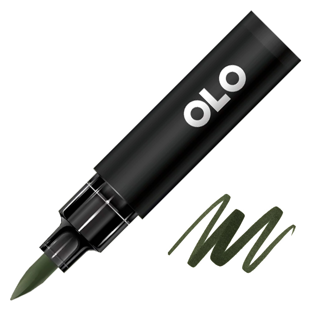 OLO Premium Alcohol Half Marker Brush YG8.7 Fern