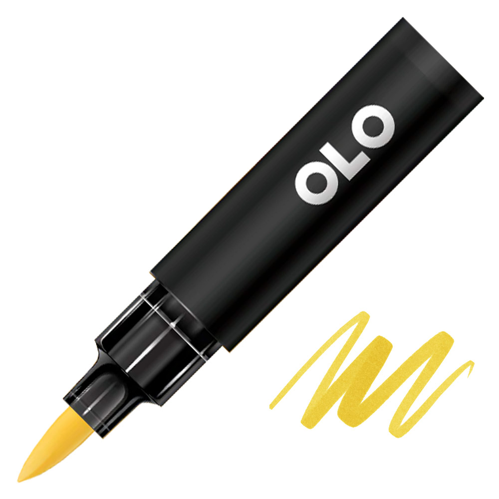 OLO Premium Alcohol Half Marker Brush YO2.3 Butterscotch