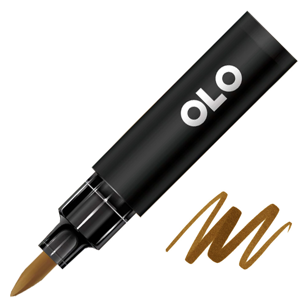 OLO Premium Alcohol Half Marker Brush YO2.7 Sepia