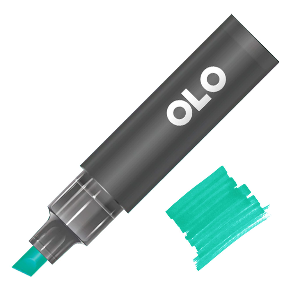 OLO Premium Alcohol Half Marker Chisel BG2.3 Aqua Green
