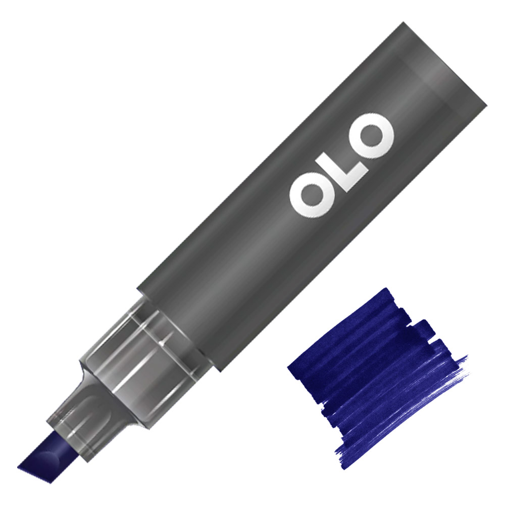 OLO Premium Alcohol Half Marker Chisel BV2.6 Indigo