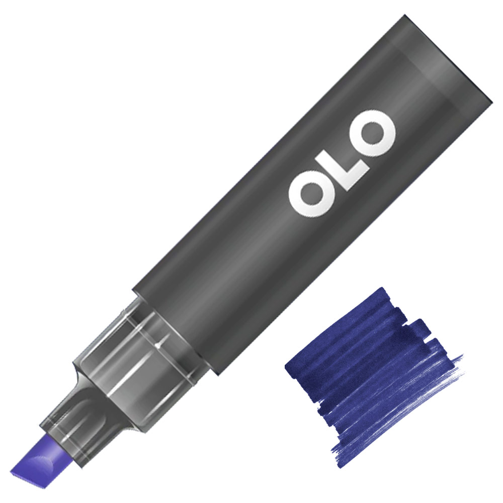 OLO Premium Alcohol Half Marker Chisel BV7.5 Charcoal Violet