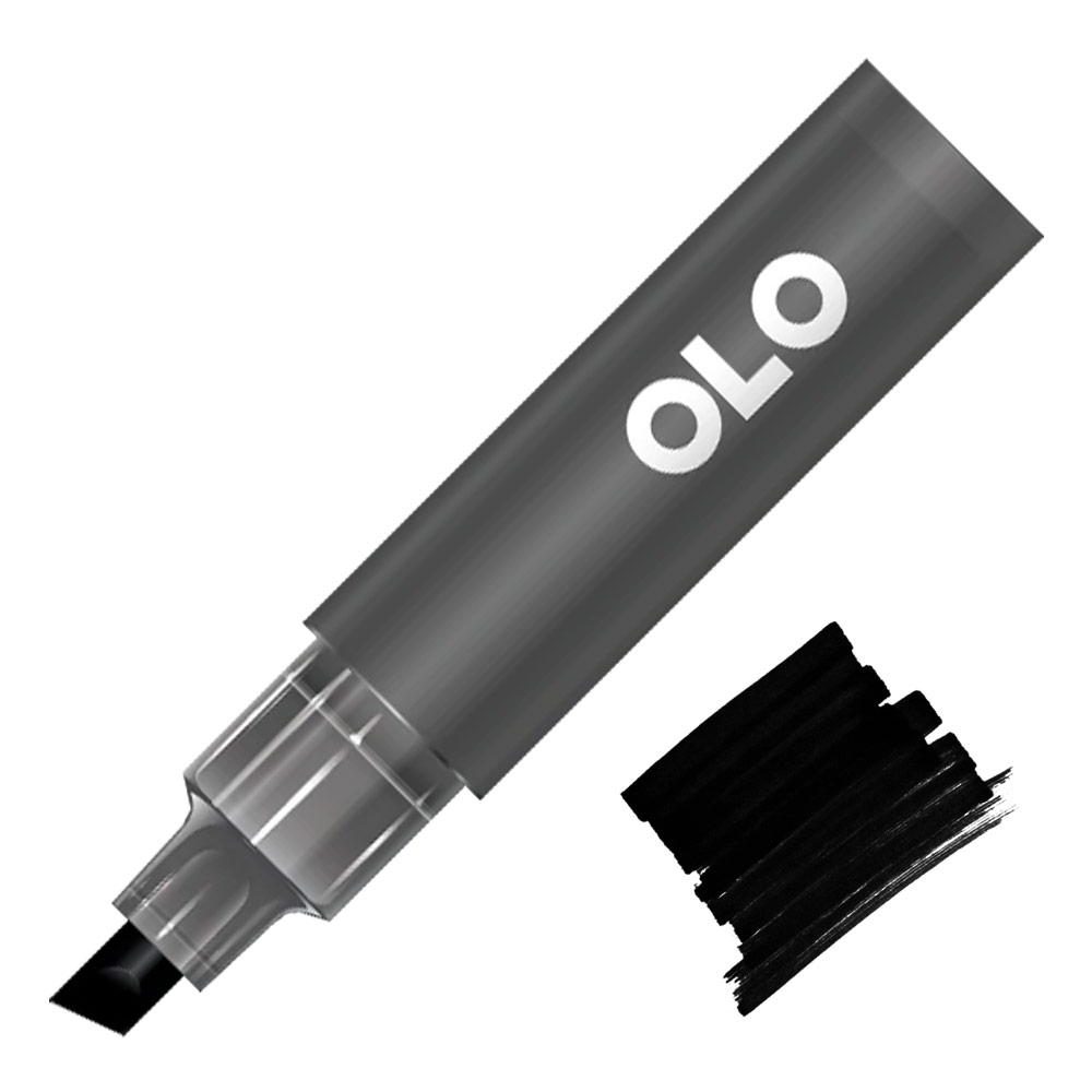 OLO Premium Alcohol Half Marker Chisel K Pure Black