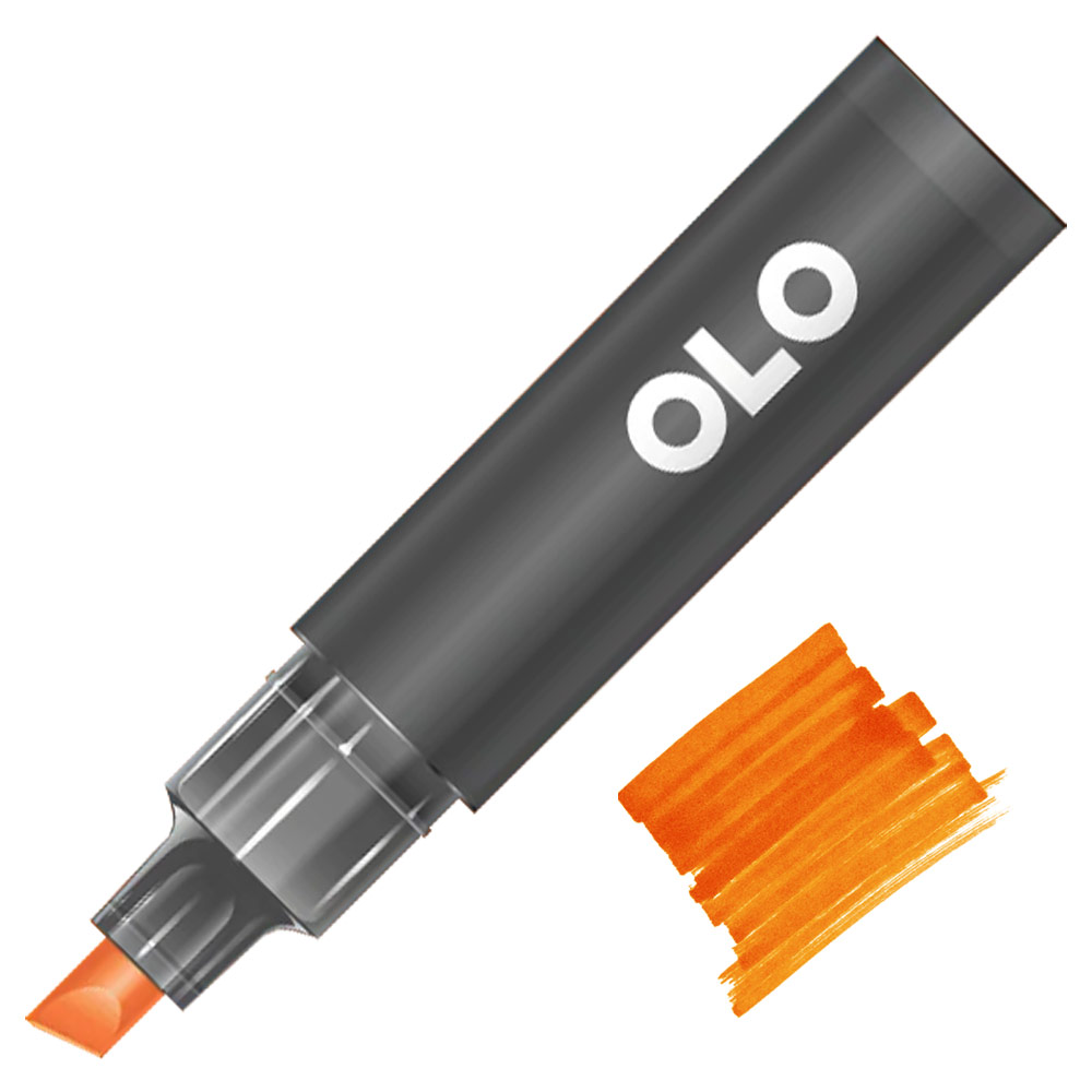 OLO Premium Alcohol Half Marker Chisel O1.4 Orange