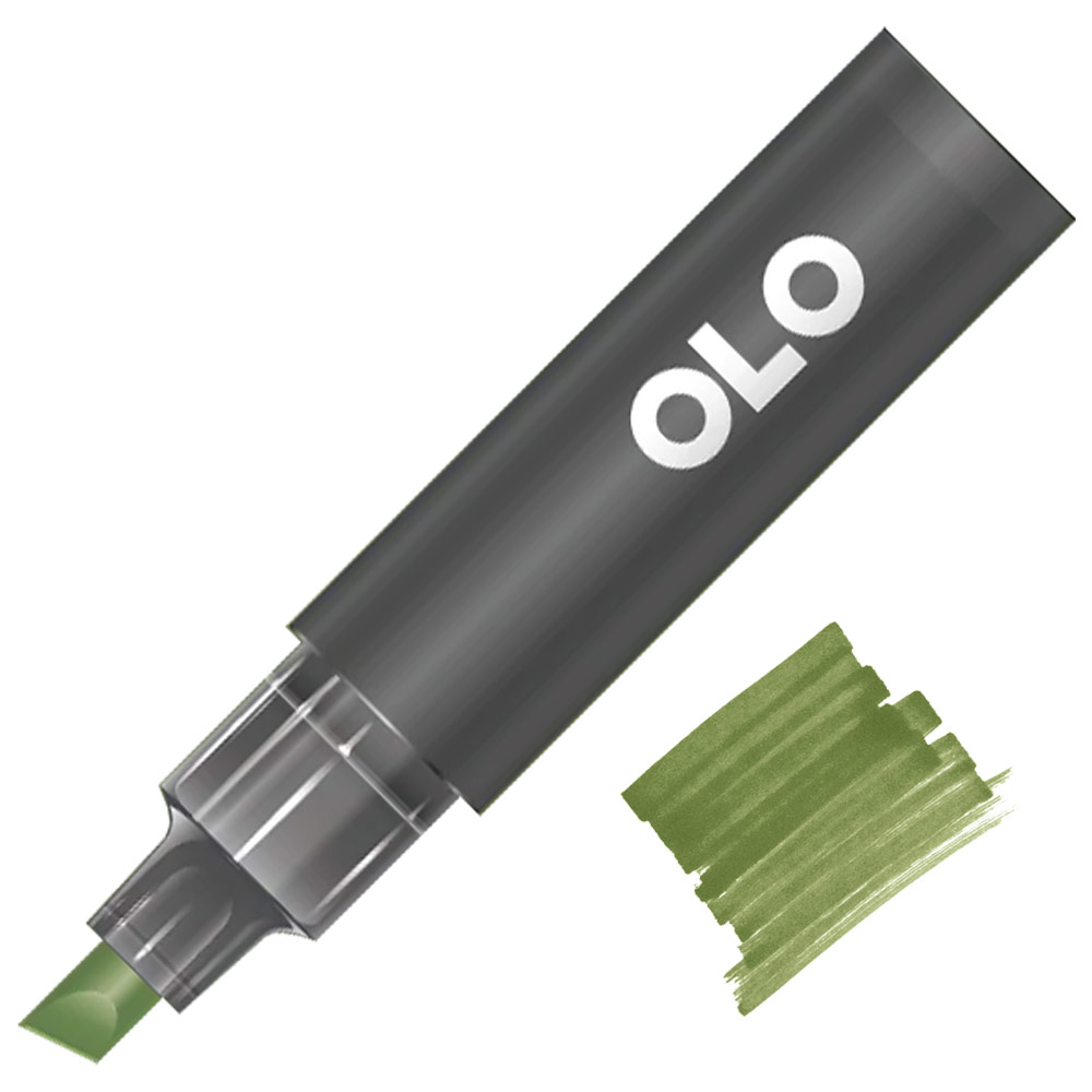 OLO Premium Alcohol Half Marker Chisel YG8.5 Moss