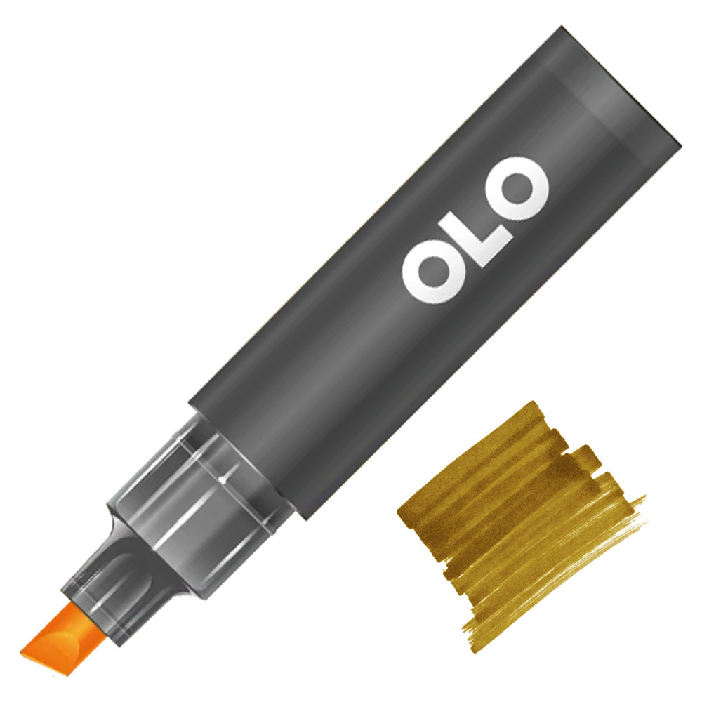 OLO Premium Alcohol Half Marker Chisel YO0.6 Lemon Ochre