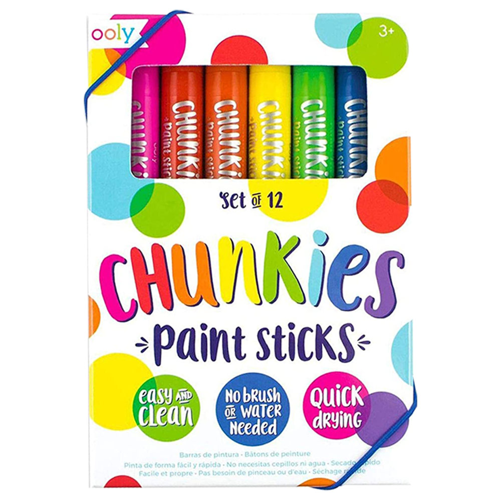 OOLY Chunkies Paint Sticks 12 Set