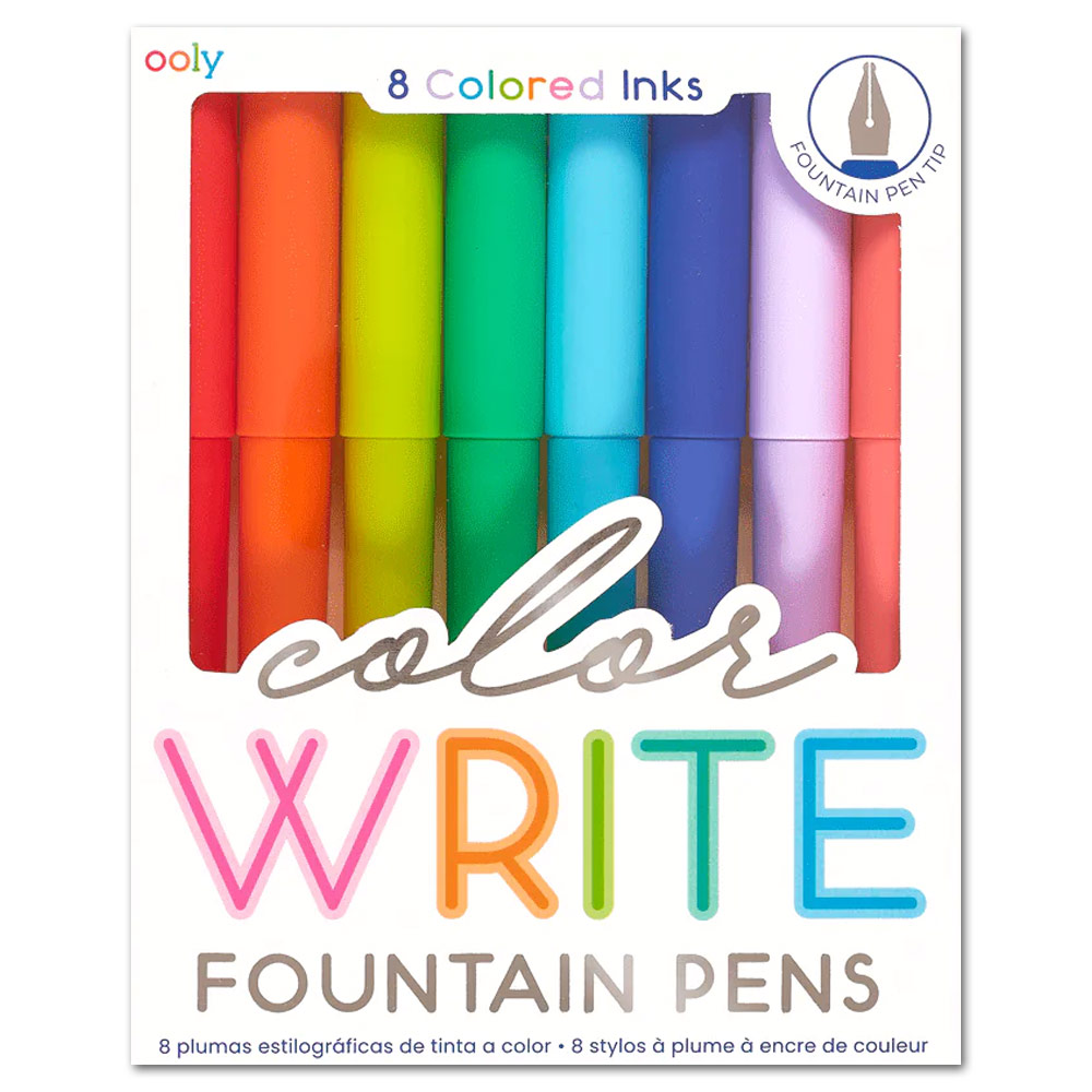 OOLY Color Write Fountain Pens 8 Set