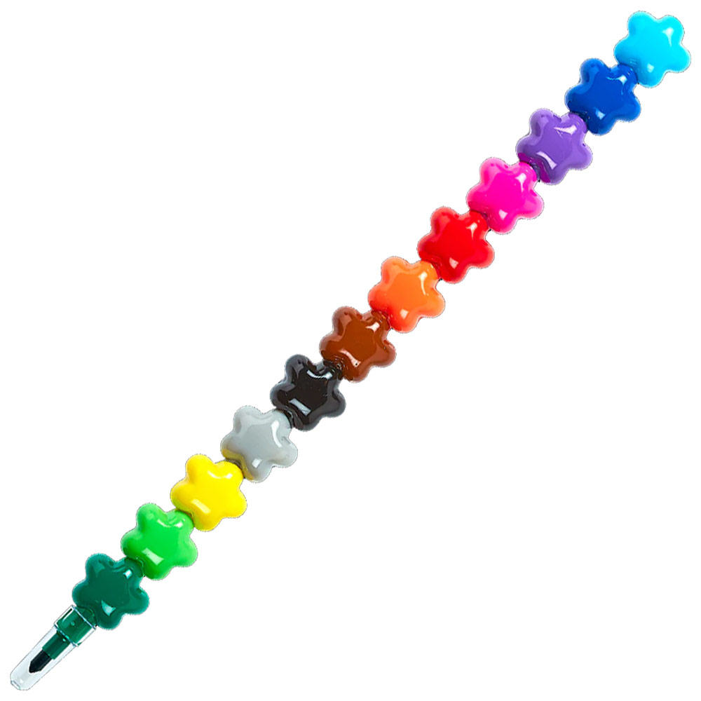 OOLY Stack of Stars Stacking Crayon 12 Set