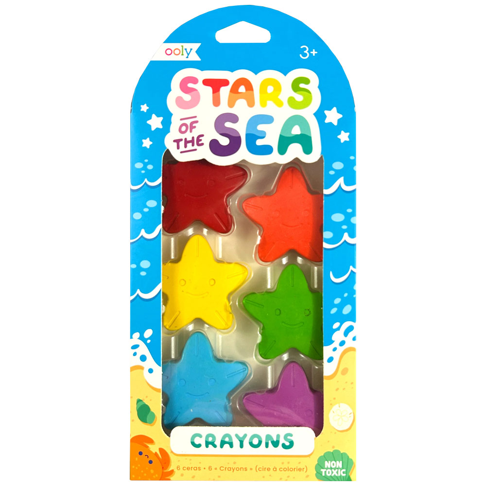 OOLY Stars of the Sea Starfish Crayon 6 Set
