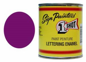 One Shot 1 Shot Lettering Violet Pinstriping Lettering Enamel Paint, Quart