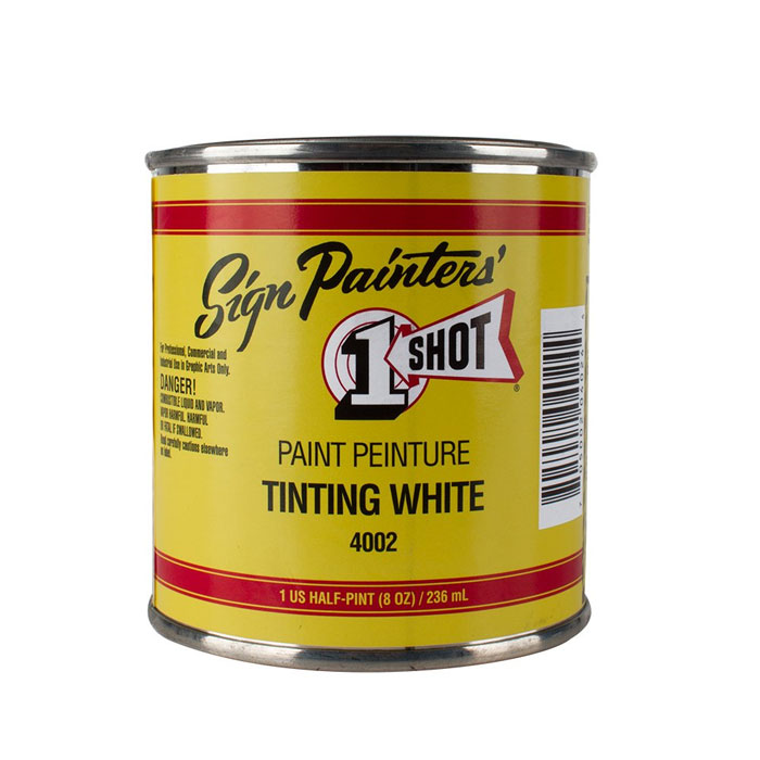 1 Shot Tinting White 4002 - 8oz