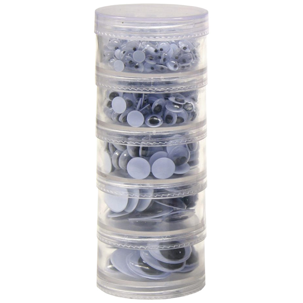 Creativity Street Wiggle Eyes Storage Stacker 560 Pack