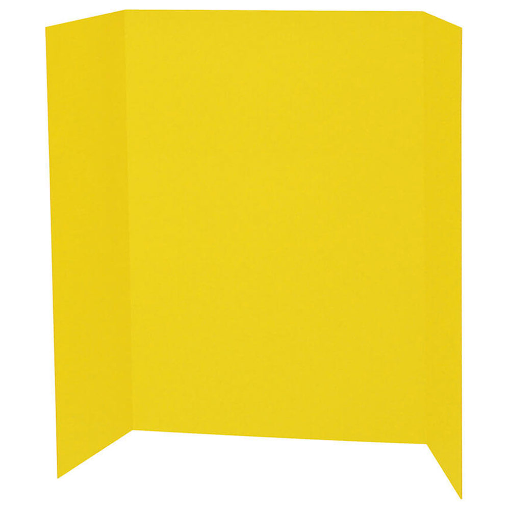 Pacon Presentation Board Single Wall 48"x36" Yellow