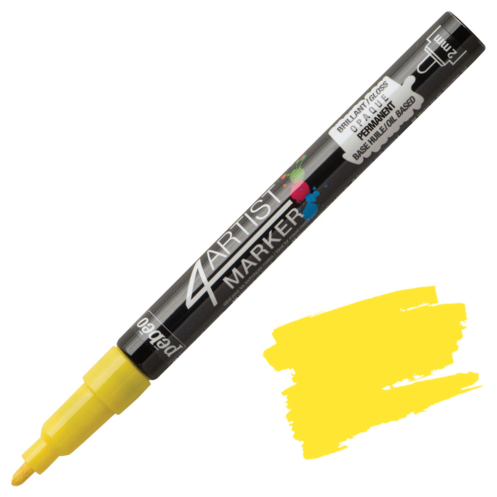 Pebeo 4Artist Oil Paint Marker 2mm Yellow