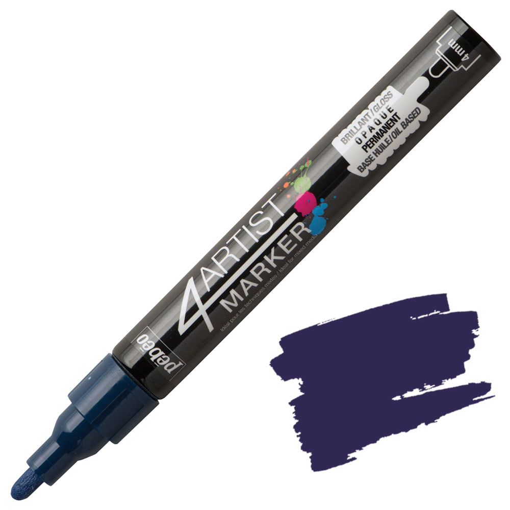 Pebeo 4Artist Oil Paint Marker 4mm Deep Blue