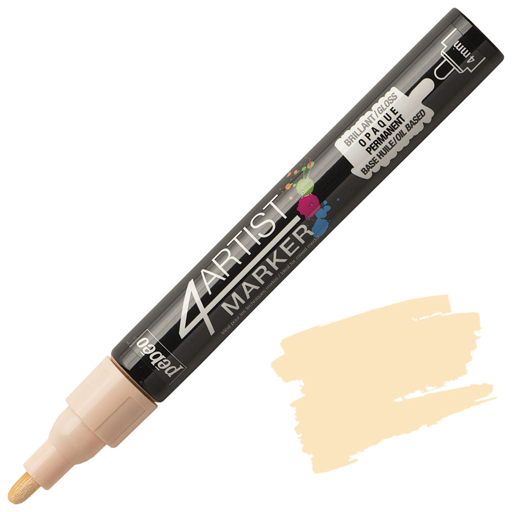 Pebeo 4Artist Oil Paint Marker 4mm Ivory