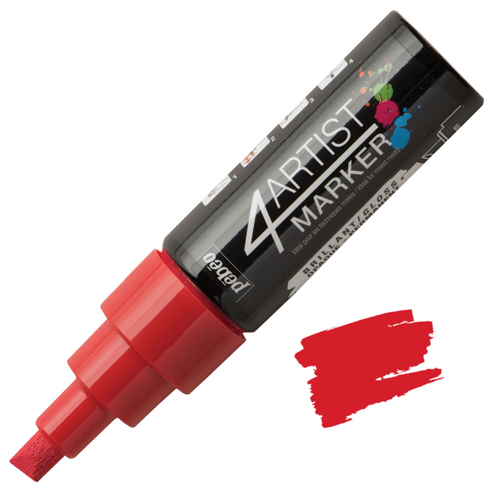 Pebeo 4Artist Oil Paint Marker 8mm Red