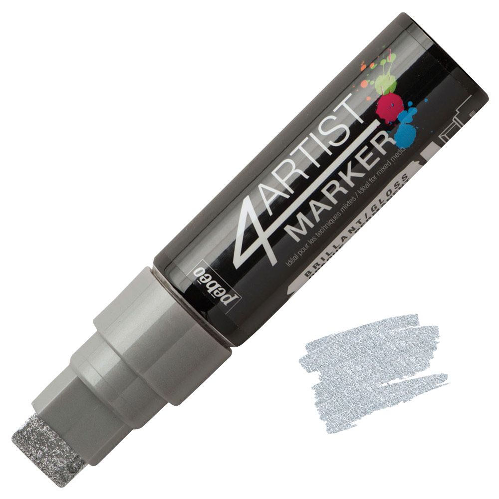 Pebeo 4Artist Oil Paint Marker 15mm Silver