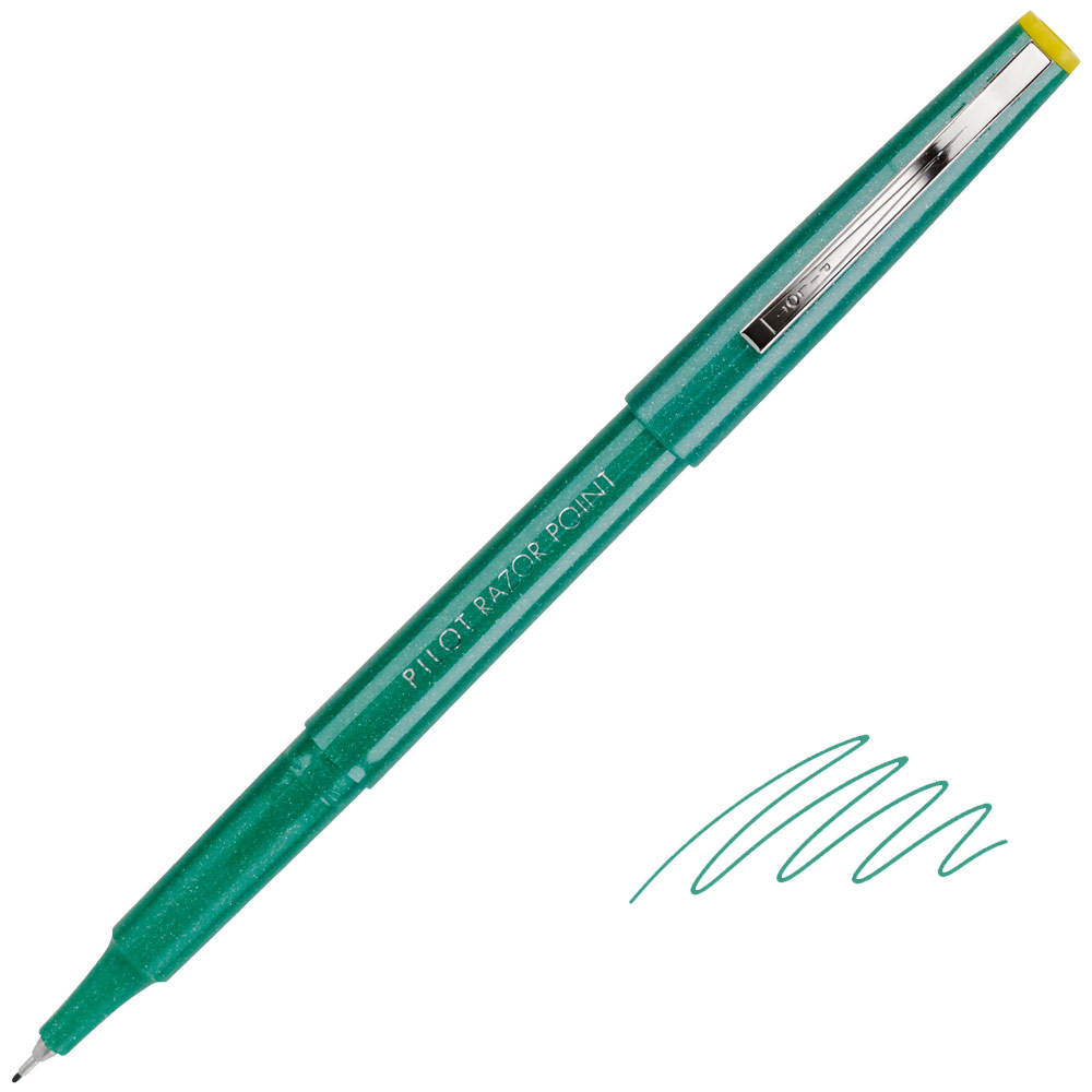 Pilot Razor Point Marker Pen Ultra Fine Green