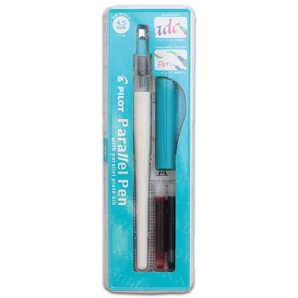Pilot Parallel Calligraphy Pen Set - 4.5 mm Pen Nib with Ink Cartridges