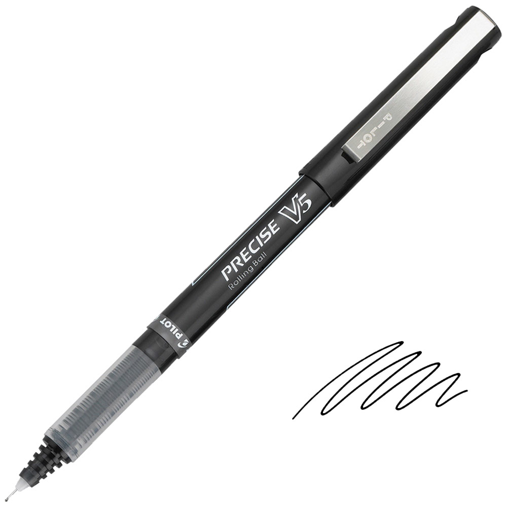 Pilot Precise V5 Premium Rollerball Pen 0.5mm Black