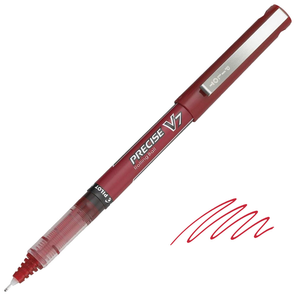Pilot Precise V7 Premium Rollerball Pen 0.7mm Red