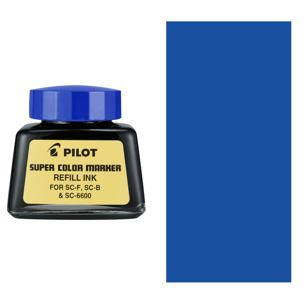 Pilot Super Color Permanent Marker Ink Refill 30ml Blue